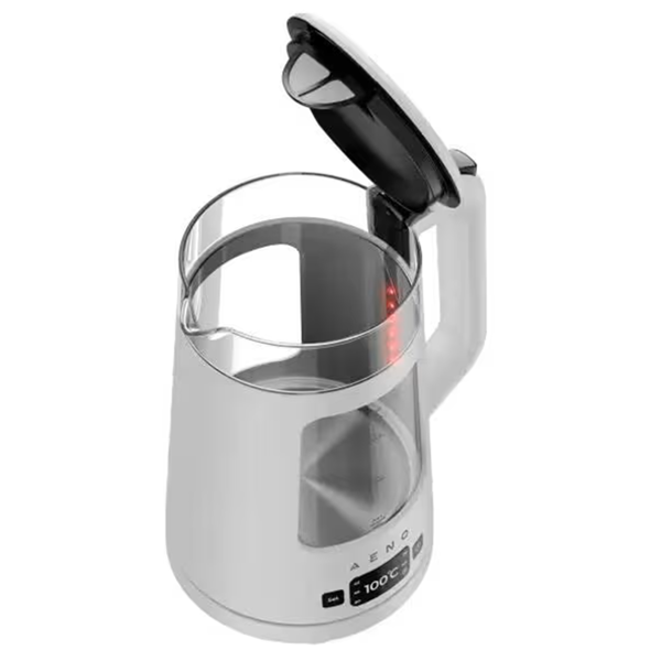 ელექტრო ჩაიდანი Aeno AEK0006, 2200W, 1.7L, Electric Kettle, White
