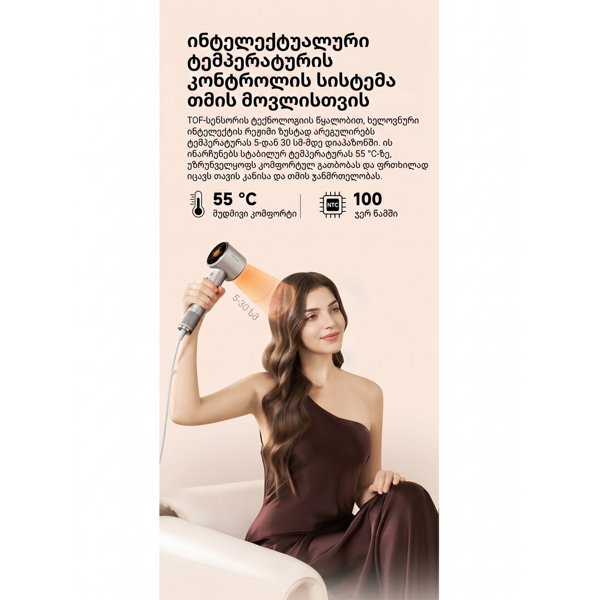 Hair Dryer Dreame AHG11C Grand, 1600W, White