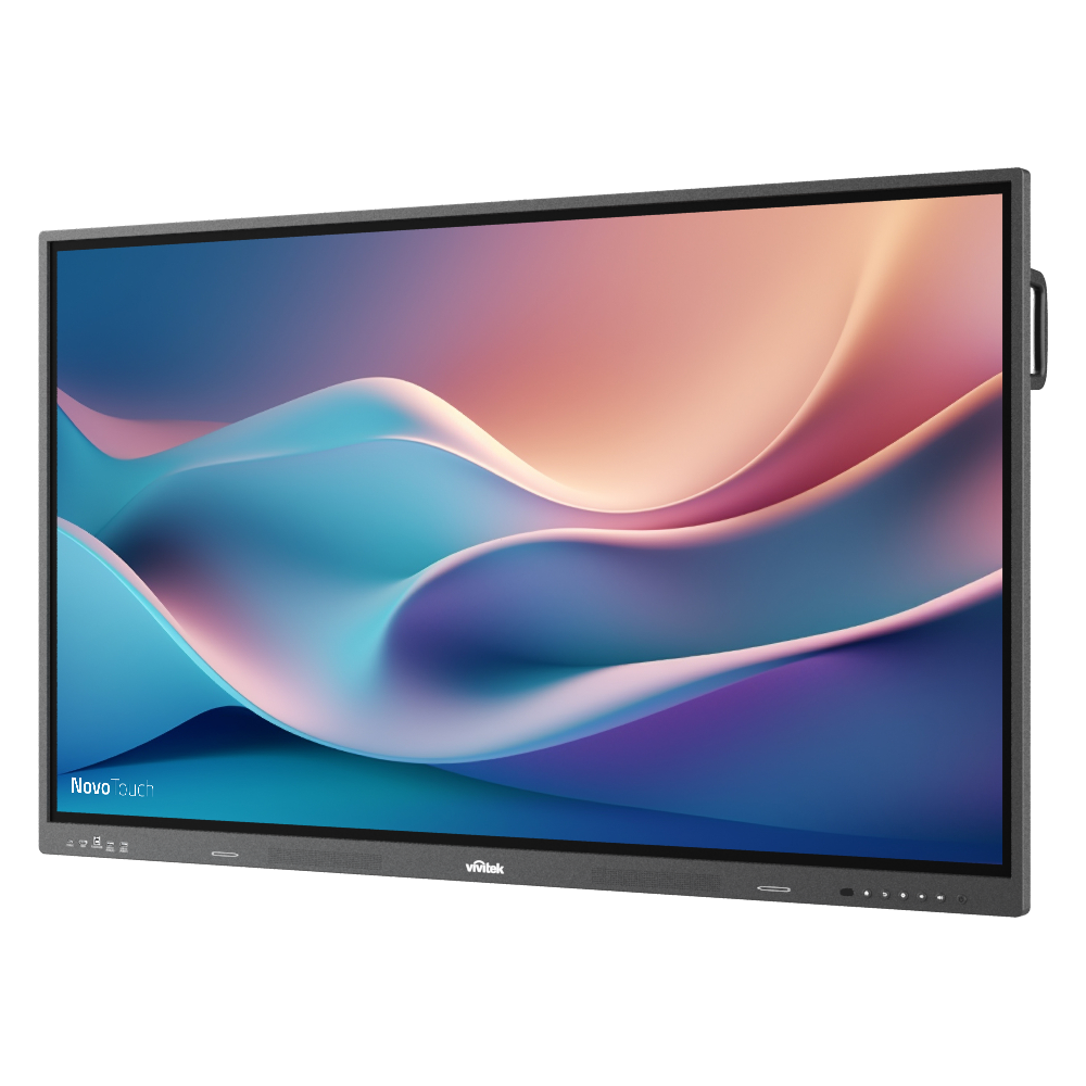 იტერაქტიული ეკრანი Vivitek BK653i Novo Touch, 65”, 4K, Android 14, RAM 8GB, 64GB, Smart Board, Silver