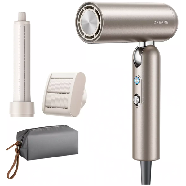 Hair Dryer Dreame AHD51 Pocket, 1300W, Titanium Gold