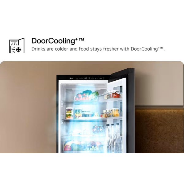 მაცივარი LG GR-V479QGKW.ABERGCC, 349L, No Frost, Refrigerator, Beige