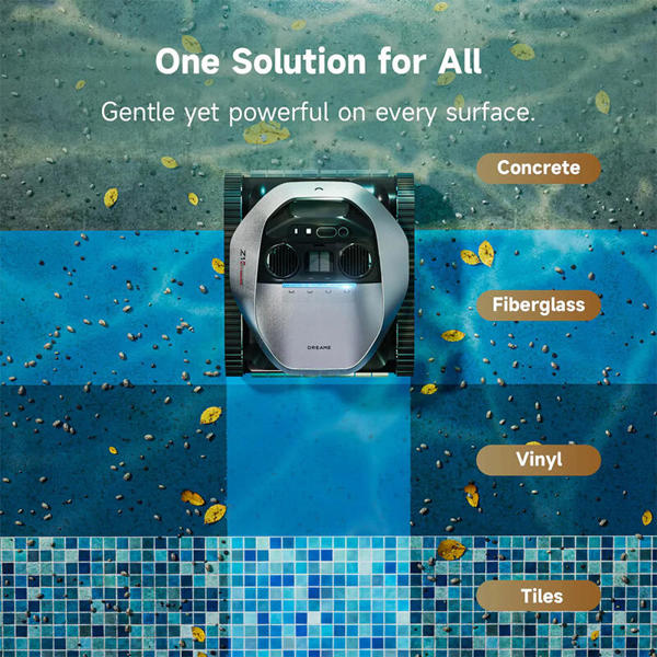 აუზის საწმენდი რობოტი Dreame PIXZ4111 Z1, Cordless Robotic Pool Cleaner, Black/Silver