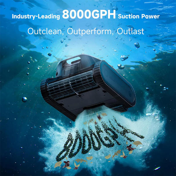 აუზის საწმენდი რობოტი Dreame PIXZ4111 Z1, Cordless Robotic Pool Cleaner, Black/Silver