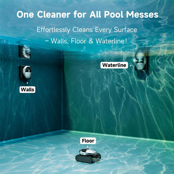 აუზის საწმენდი რობოტი Dreame PIXZ4111 Z1, Cordless Robotic Pool Cleaner, Black/Silver