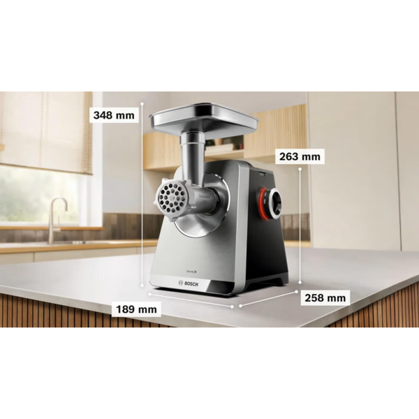 ხორცსაკეპი Bosch MFWS820M, 2500W, Meat Grinder, Black