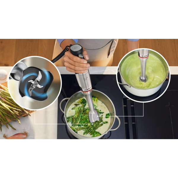 Hand Blender Bosch MSM8M950, 1500W, 0.6L, Silver