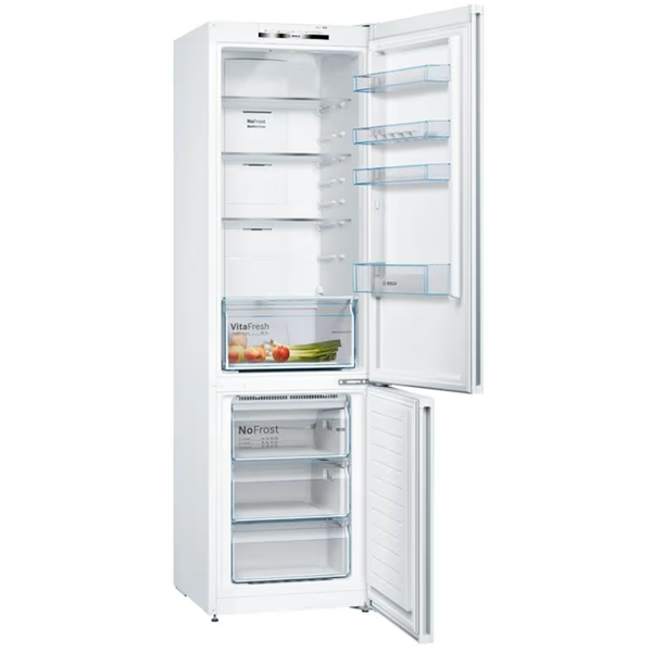 მაცივარი Bosch KGN39UW316, 368L, E, 39dB, No Frost, Refrigerator, White
