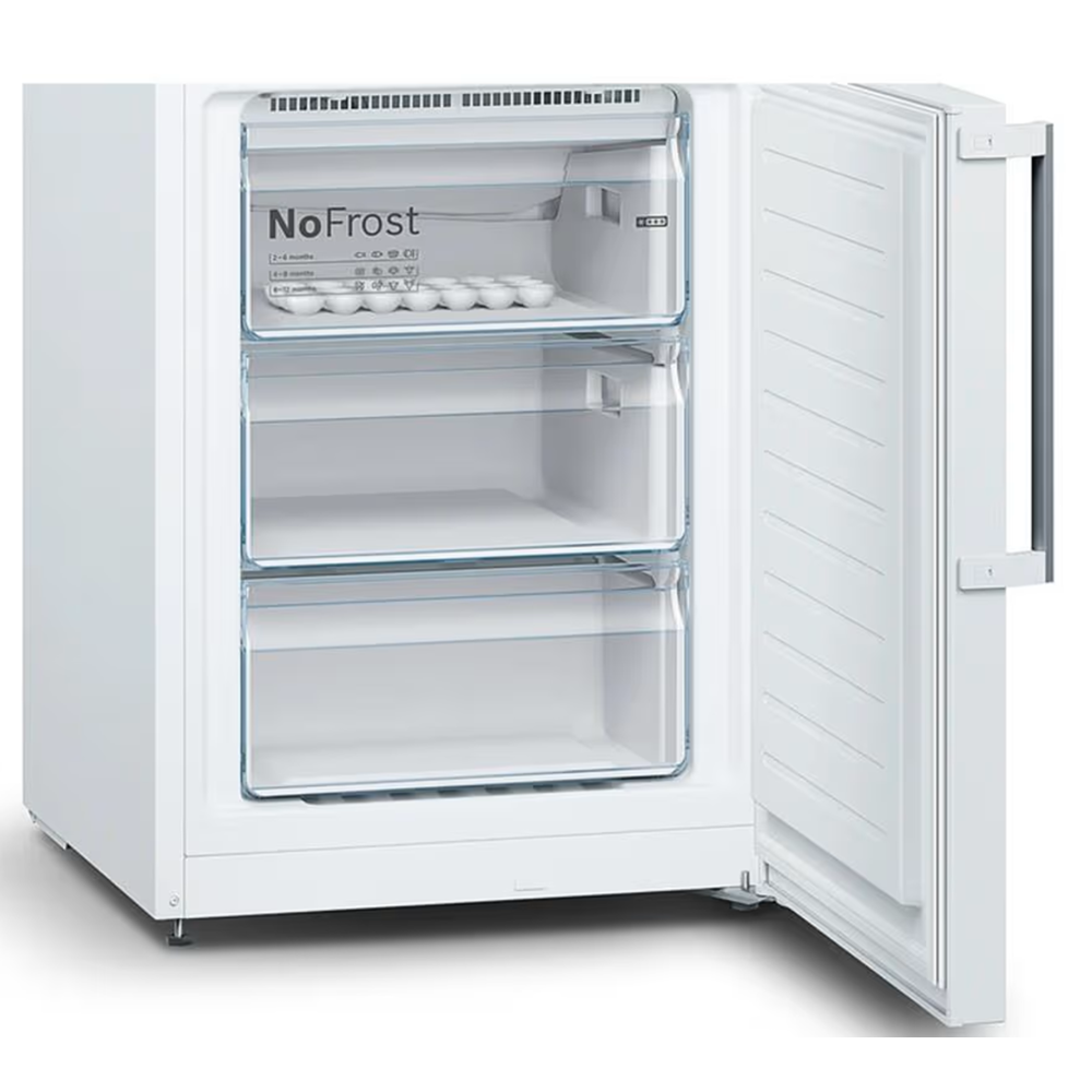მაცივარი Bosch KGN39UW316, 368L, E, 39dB, No Frost, Refrigerator, White