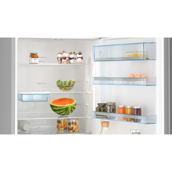 მაცივარი Bosch KGN56LBE0N, 508L, E, No Frost, Refrigerator, Black