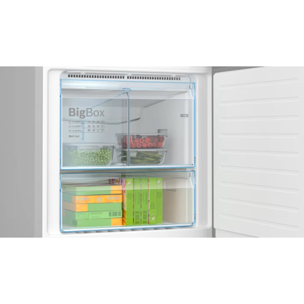 მაცივარი Bosch KGN56LBE0N, 508L, E, No Frost, Refrigerator, Black