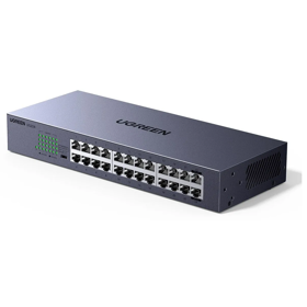 Switch UGREEN CM740 (35374EU), 24-Port Gigabit, Grey