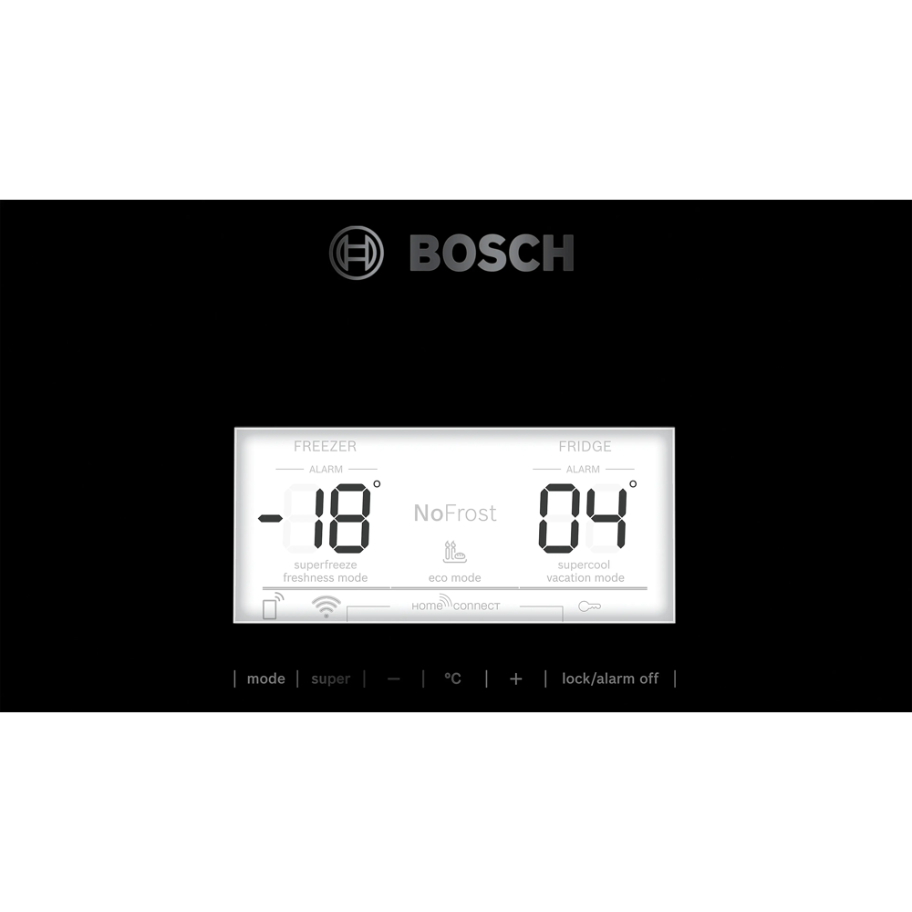 მაცივარი Bosch KGN39LB316, 400L, E, No Frost, Refrigerator, Black