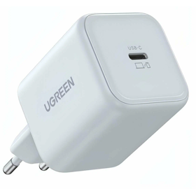 მობილურის დამტენი UGREEN X524 (65053), 45W, Type-C, GaN Fast Charger, White