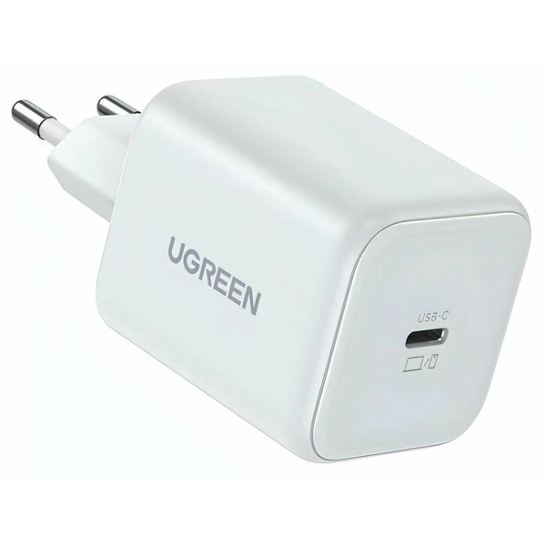 მობილურის დამტენი UGREEN X524 (65053), 45W, Type-C, GaN Fast Charger, White