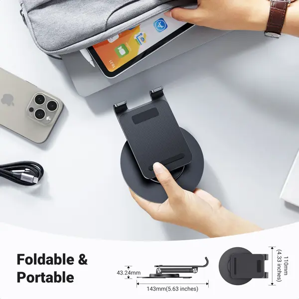 Desktop Phone Stand UGREEN LP805 (35152), Dark Grey
