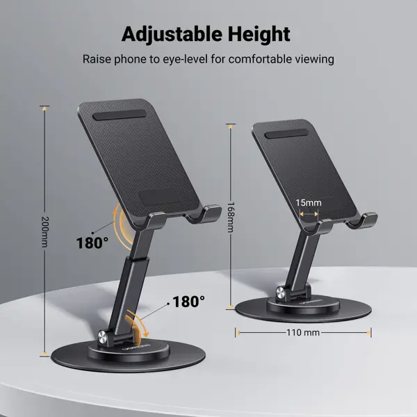 Desktop Phone Stand UGREEN LP805 (35152), Dark Grey