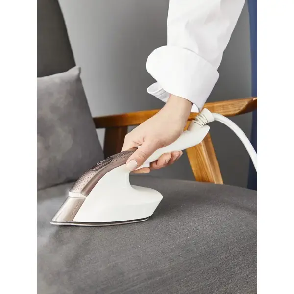 ორთქლის უთო Tefal QT1811E0 IXEO Vision, 2200W, 1.2L, Steam Iron, White