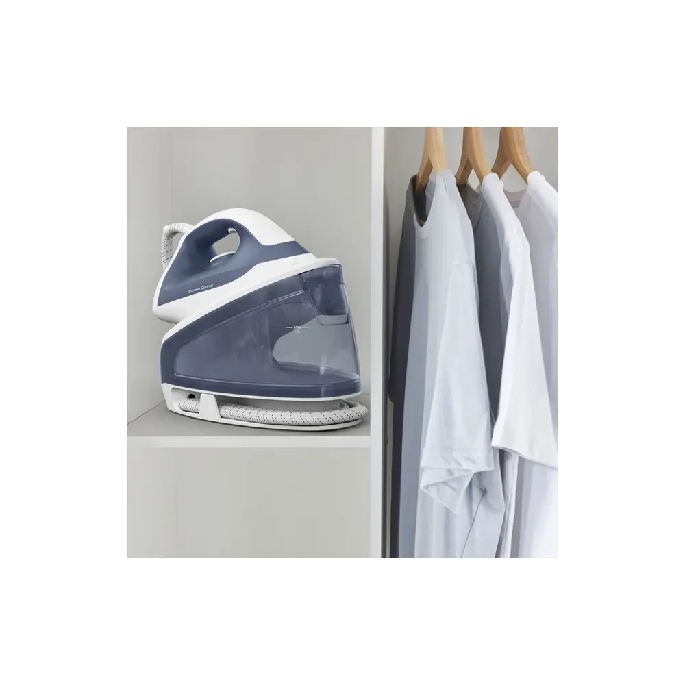 ორთქლის უთო Tefal SV4110E0 Express Optimal, 2200W, 1.2L, Steam Iron, Blue