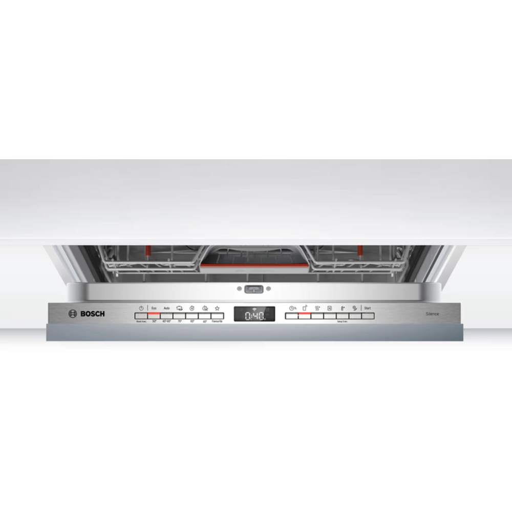 Built-in Dishwasher Bosch SMV4IMX62T, E, 46dB, Silver