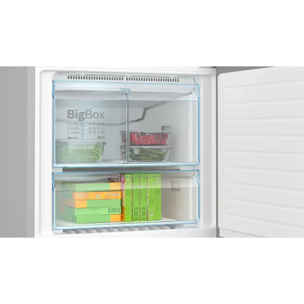 მაცივარი Bosch KGN76VIE0N, 526L, E, 40dB, No Frost, Refrigerator, Silver