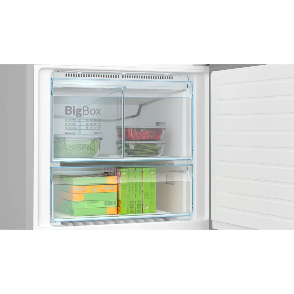 მაცივარი Bosch KGN76VIE0N, 526L, E, 40dB, No Frost, Refrigerator, Silver