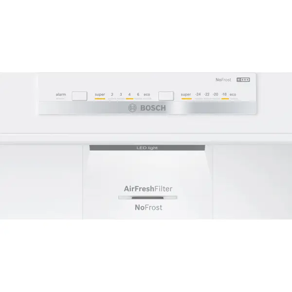 მაცივარი Bosch KGN76VIE0N, 526L, E, 40dB, No Frost, Refrigerator, Silver
