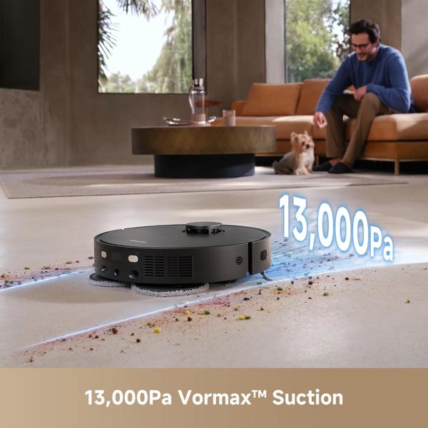 Robot Vacuum Cleaner Dreame RLD52SE L40 Ultra CE, 13000Pa, Lidar, Black