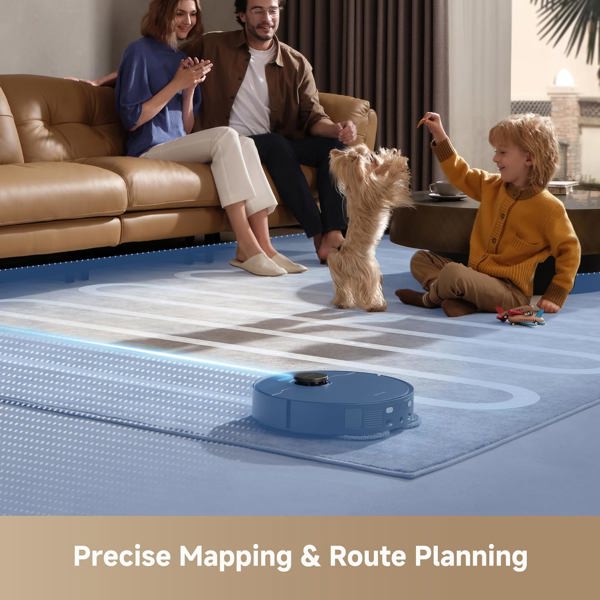 Robot Vacuum Cleaner Dreame RLD52SE L40 Ultra CE, 13000Pa, Lidar, Black