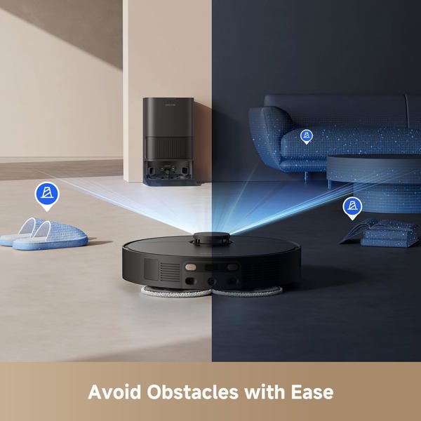 Robot Vacuum Cleaner Dreame RLD52SE L40 Ultra CE, 13000Pa, Lidar, Black