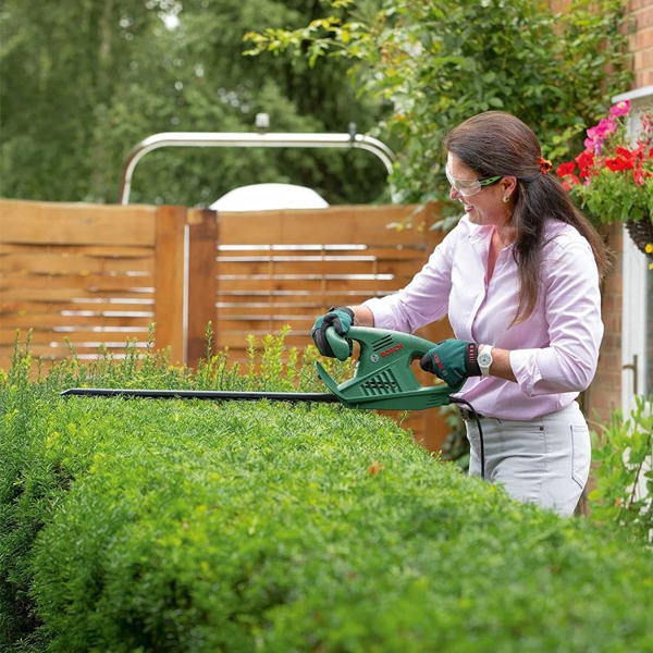 ბუჩქის საკრეჭი Bosch Easy HedgeCut 45, 420W, Hedge Trimmer, Green
