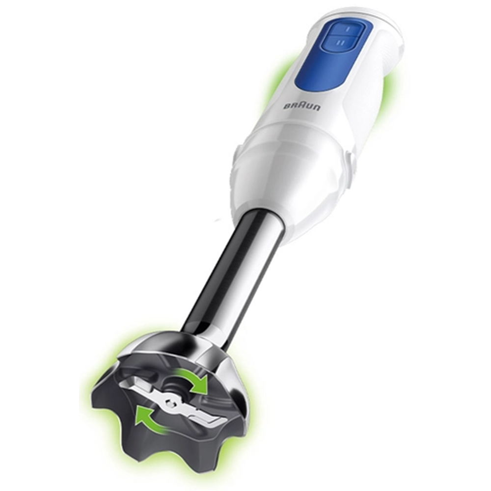 ხელის ბლენდერი Braun MQ30001MWH MultiQuick 3, 700W, 0.6L, Hand Blender, White