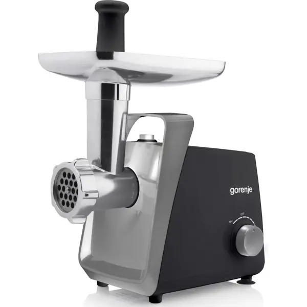 Meat Grinder Gorenje MG1601SB, 1600W, Black/Grey