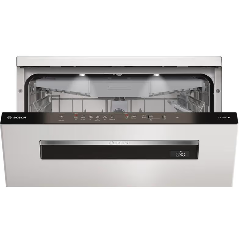 Dishwasher Bosch SMP6EMW86Q, G, 46dB, White