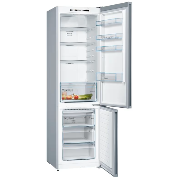 Refrigerator Bosch KGN39UL316, 368L, E, 39dB, No Frost, Silver