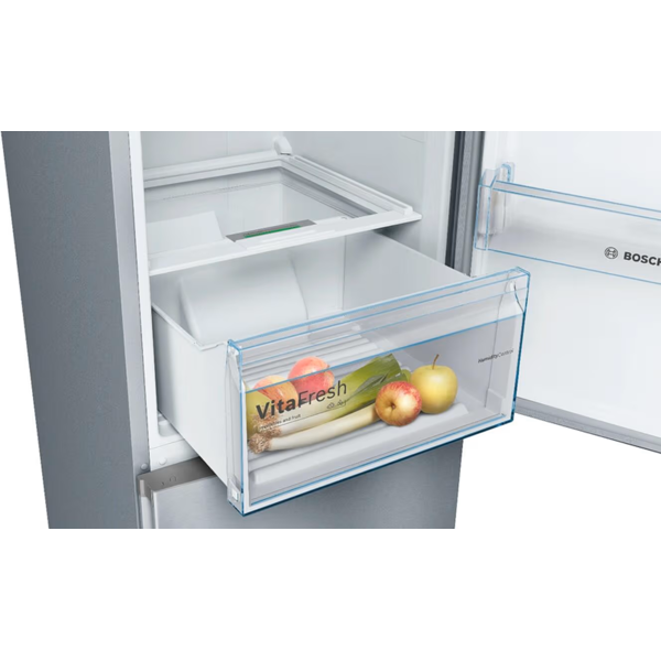 Refrigerator Bosch KGN39UL316, 368L, E, 39dB, No Frost, Silver