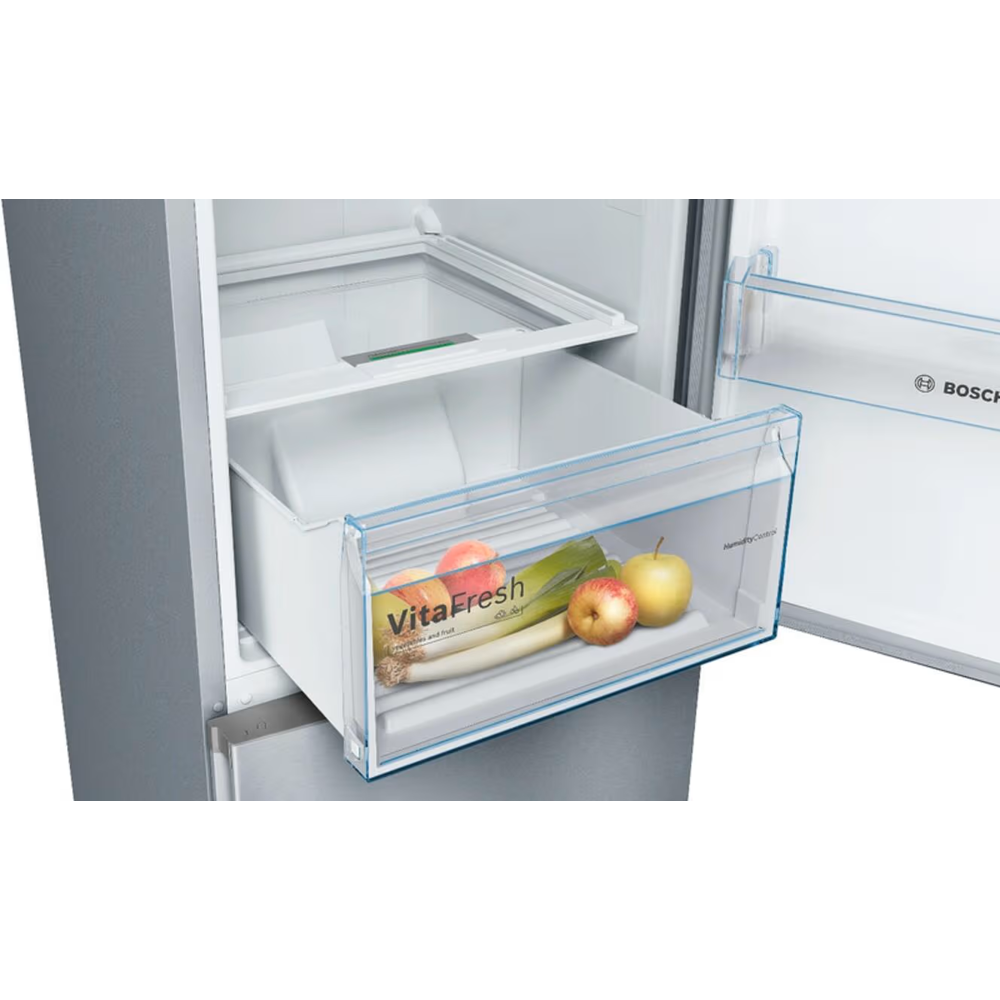 მაცივარი Bosch KGN39UL316, 368L, E, 39dB, No Frost, Refrigerator, Silver