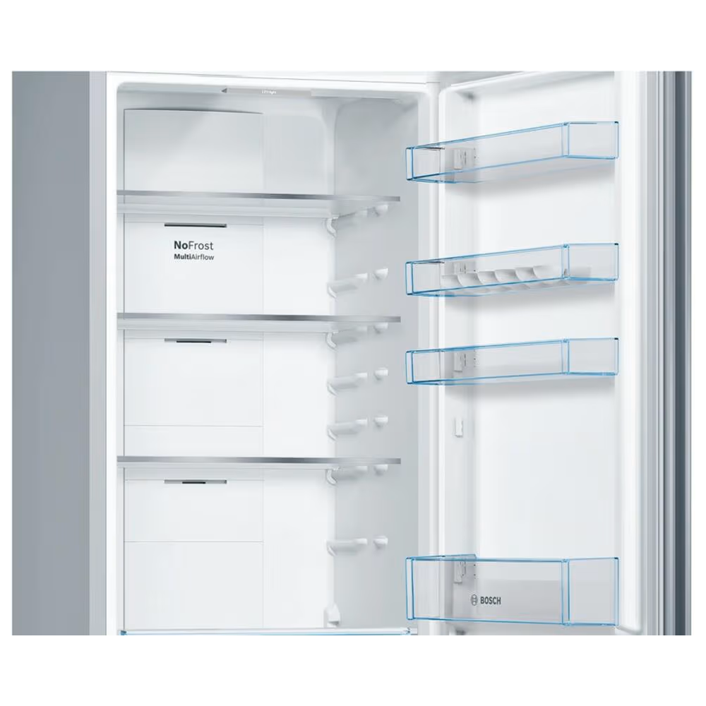 მაცივარი Bosch KGN39UL316, 368L, E, 39dB, No Frost, Refrigerator, Silver