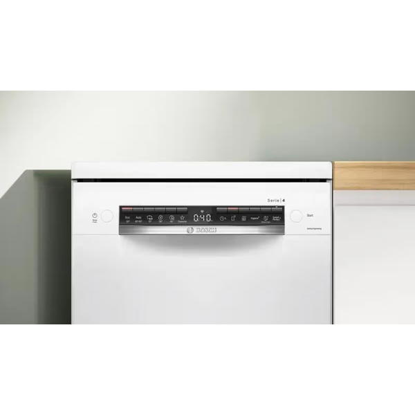 ჭურჭლის სარეცხი მანქანა Bosch SPS4HMW64Q, E, 46dB, Dishwasher, White