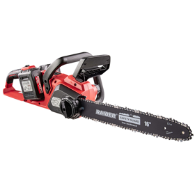 ჯაჭვური ელექტროხერხი Raider RDI-BCCS33 Brushless, 40V, 400mm, Electric Chainsaw, Red