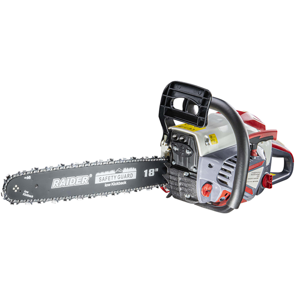 ბენზოხერხი Raider RDP-GCS26, 2400W, Petrol Chainsaw, Red\Grey