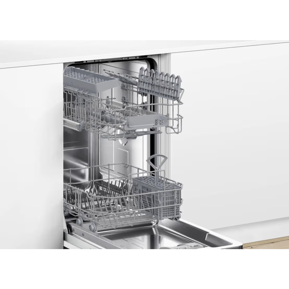 Built-in Dishwasher Bosch SPV2IKX01Q, A+, 48Dba, Silver