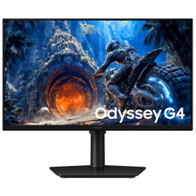 მონიტორი Samsung LS25HG400EIXCI Odyssey G4, 24", Monitor, FHD, IPS, HDMI, DP, 3.5mm, Black