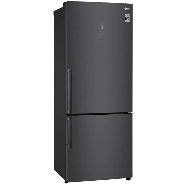 Refrigerator LG GR-B589BQCM.AMCQMER, 446L, 41dB, No Frost, Black