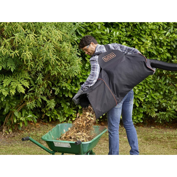 Garden Vacuum Cleaner Black+Decker BEBLV300-QS, 3000W, 72L, Black