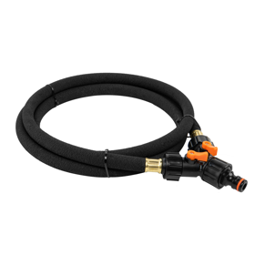 Irrigation hose ring with valves BRADAS AQUA-DROP WADC1/220, Black