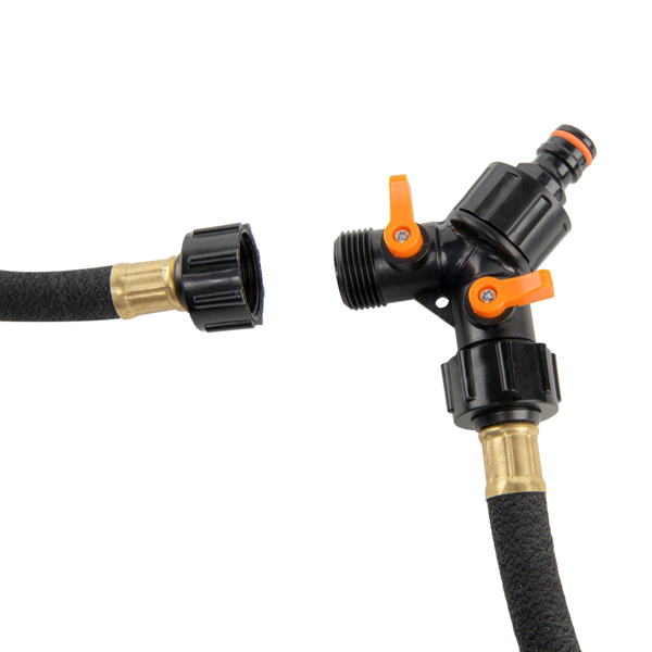 Irrigation hose ring with valves BRADAS AQUA-DROP WADC1/220, Black