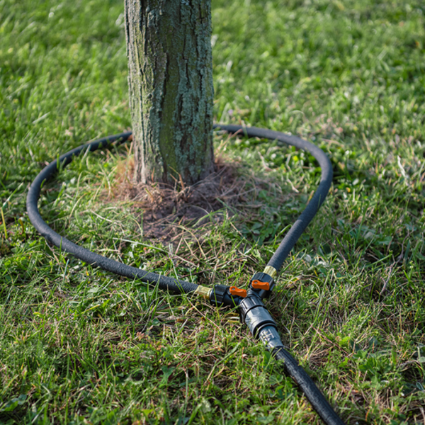 Irrigation hose ring with valves BRADAS AQUA-DROP WADC1/220, Black