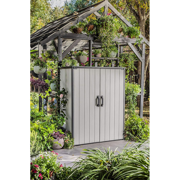 ბაღის სათავსო Keter 17051443, Household Blocks, White/Black