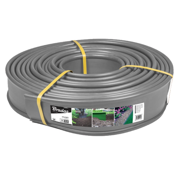 Garden Border Bradas OBKGY18125, 18m, Grey