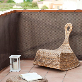 ხელოვნური ბადე/ღობე Catral 17061829, 0.9x3m, Artificial net/fence, Brown